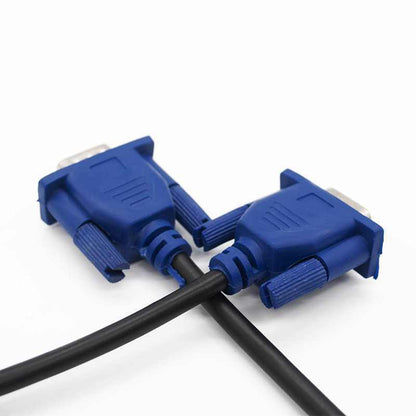 VGA Cable 1M VGA SVGA D-Sub Male 15 Pin PC to TFT LCD Monitor TV Lead UK