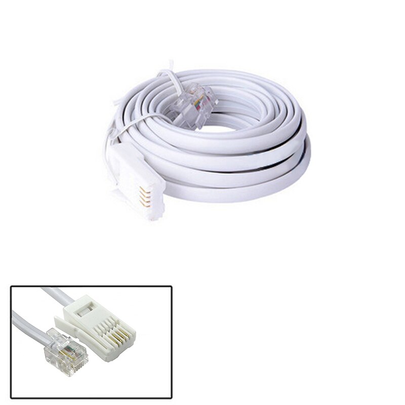 2m BT to RJ11 Telephone Modem Cable UK Landline Lead Fax Router Phone Sky Box