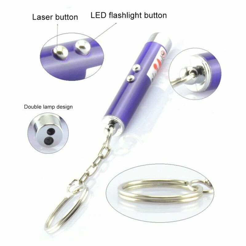 Mini Ultra Bright Laser Pointer Pen – Black, Silver, Purple, Green & Red Beam, Rechargeable & Adjustable