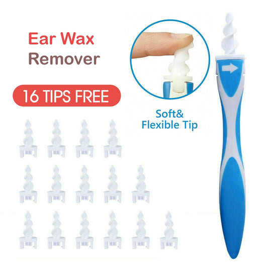 Ear Wax Remover Cleaner Soft Spiral Earwax Smart Removal Set