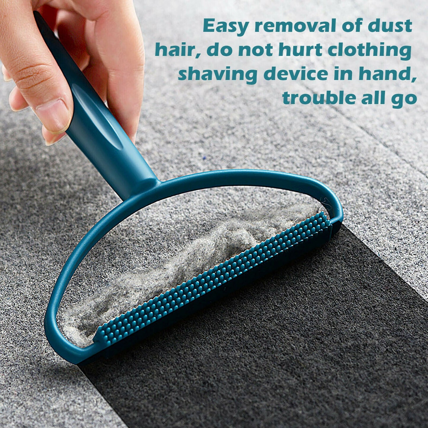 Portable Lint Remover - Manual Reusable Fabric Shaver for Clothes, Pet Hair & Sweaters
