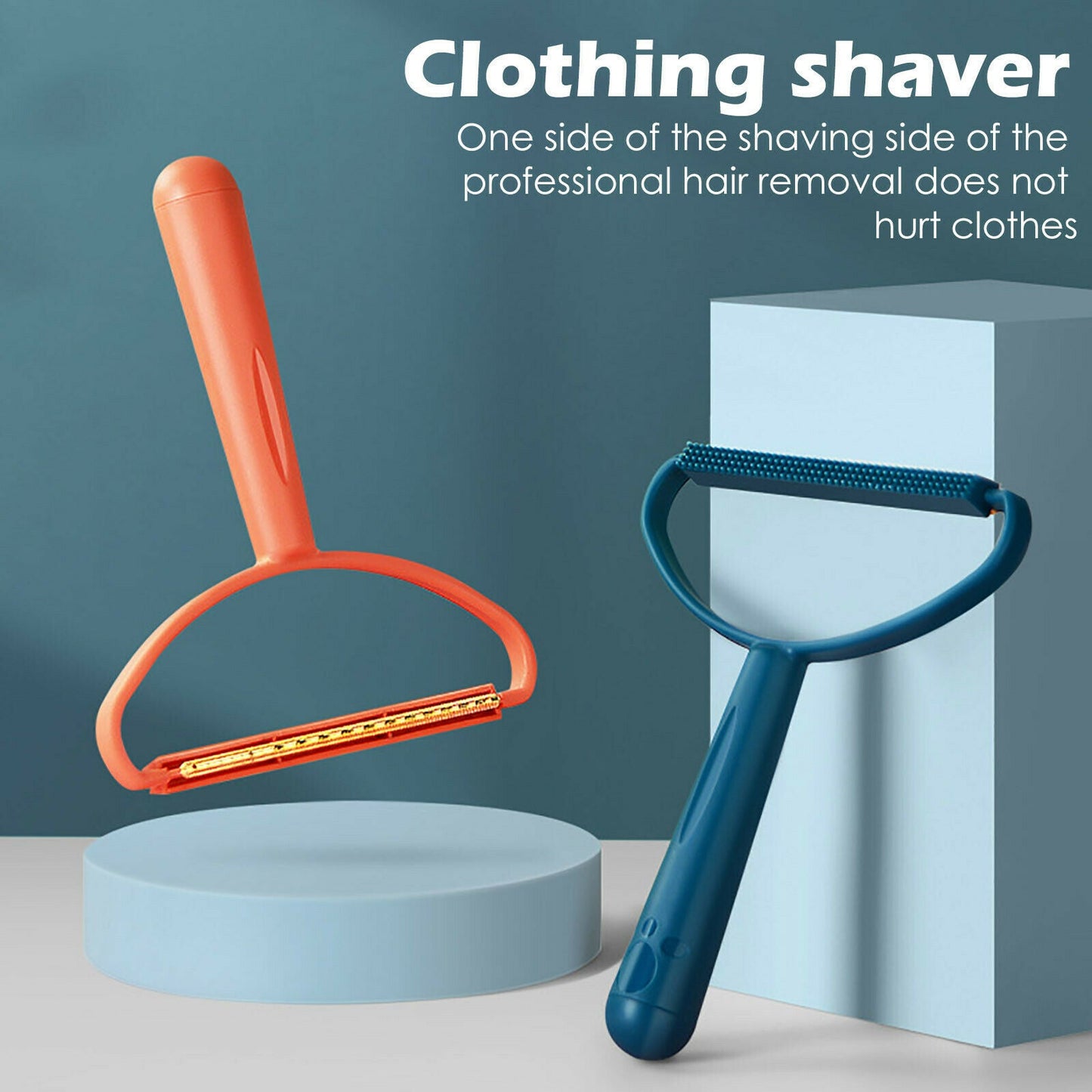Portable Lint Remover - Manual Reusable Fabric Shaver for Clothes, Pet Hair & Sweaters