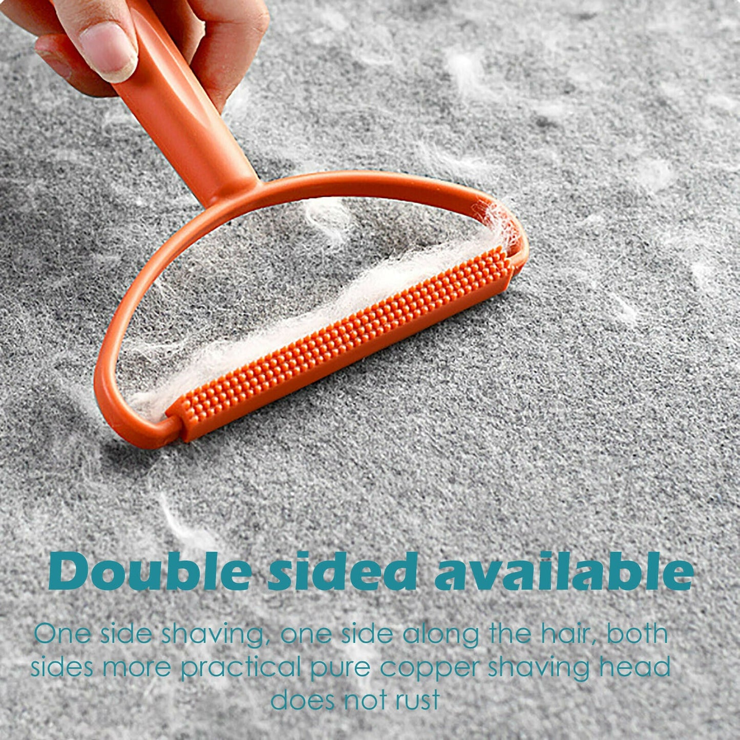 Portable Lint Remover - Manual Reusable Fabric Shaver for Clothes, Pet Hair & Sweaters