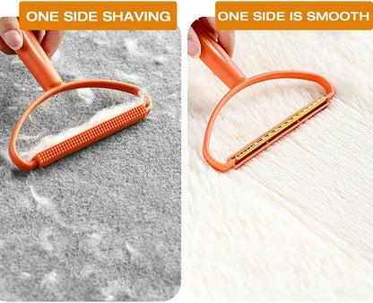 Portable Lint Remover - Manual Reusable Fabric Shaver for Clothes, Pet Hair & Sweaters