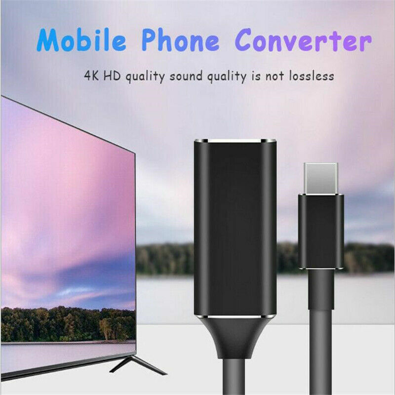 USB-C to HDMI 4K Adapter – Converter for MacBook, Samsung, LG & More