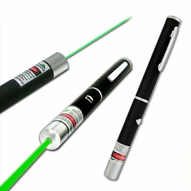 Ultra Bright Laser Pointer Pen – Purple, Green & Red Beam, Adjustable