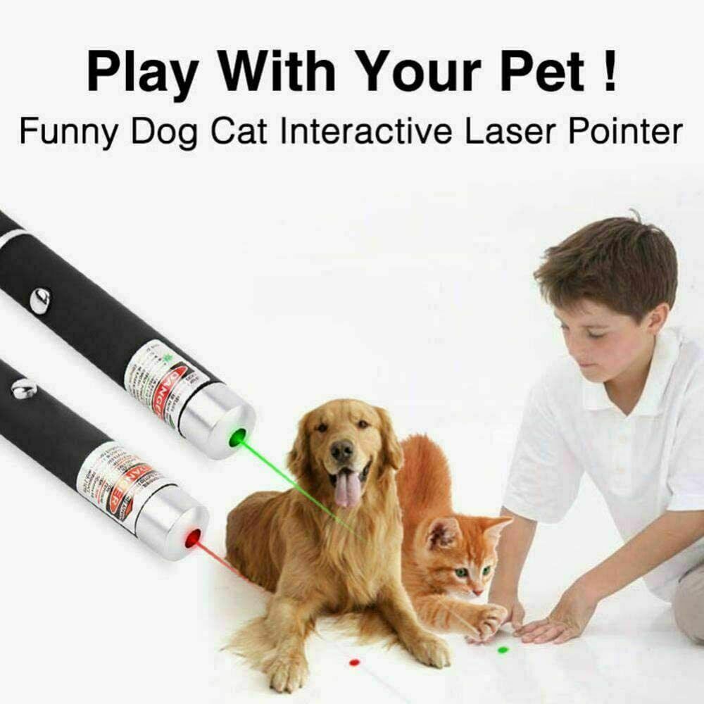 Ultra Bright Laser Pointer Pen – Purple, Green & Red Beam, Adjustable