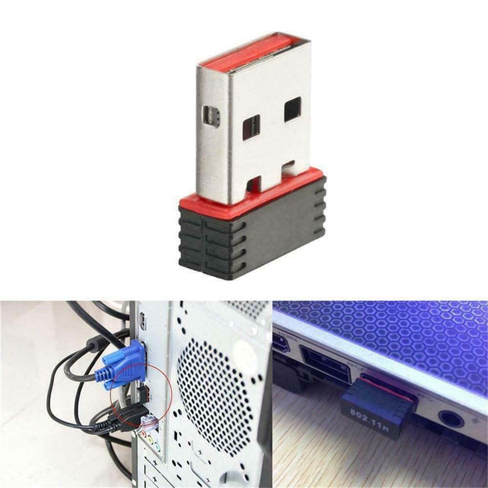 Wifi USB Wireless Dongle - 150Mbps Mini Wireless Adapter for Windows & LAN Network