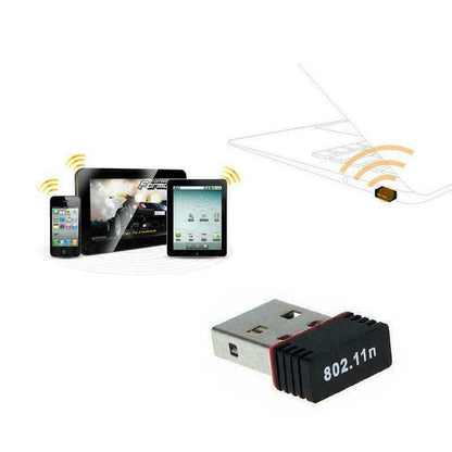 Wifi USB Wireless Dongle - 150Mbps Mini Wireless Adapter for Windows & LAN Network