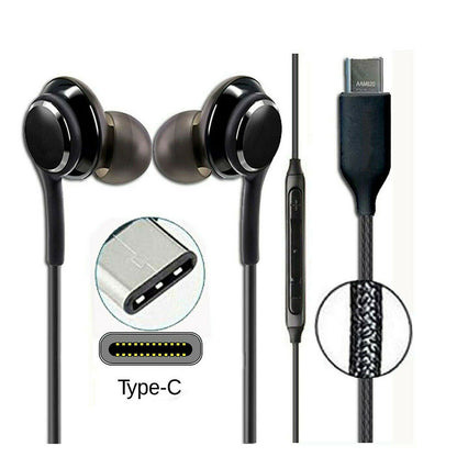 Wired Earphones with Mic – USB-C In-Ear Headphones for HiFi Sound