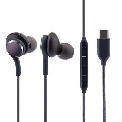 Wired Earphones with Mic – USB-C In-Ear Headphones for HiFi Sound