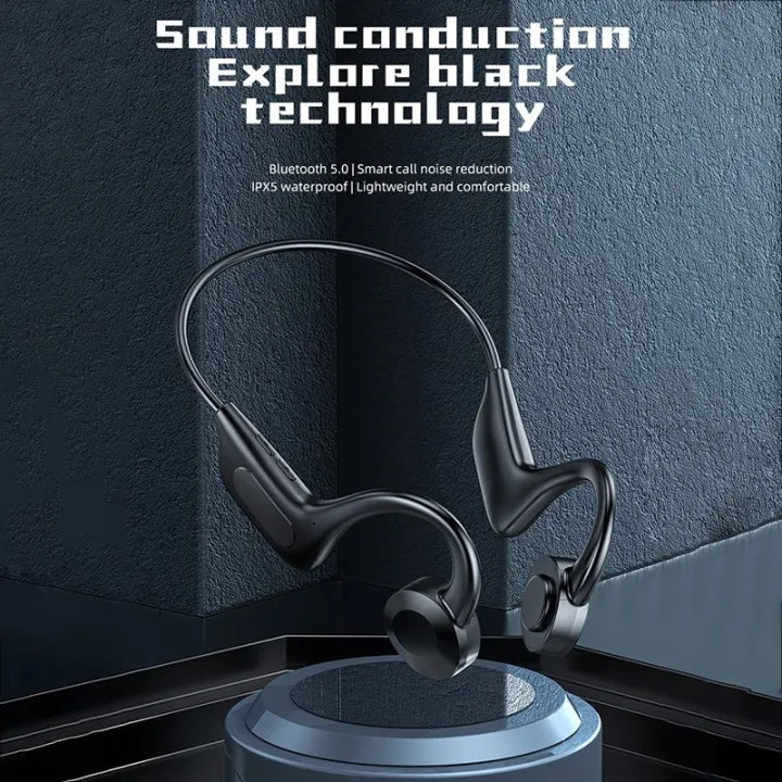 Bone Conduction Earphones Wireless Bluetooth Headset Sport Waterproof Headphones