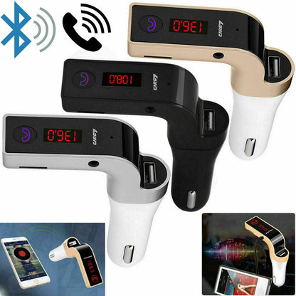 Wireless Car MP3 Bluetooth FM Transmitter Radio Music Player LCD USB Charger Kit