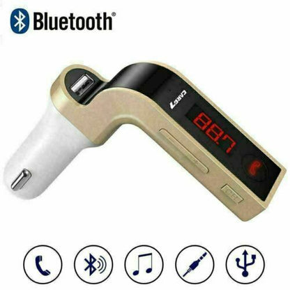 Wireless Car MP3 Bluetooth FM Transmitter Radio Music Player LCD USB Charger Kit