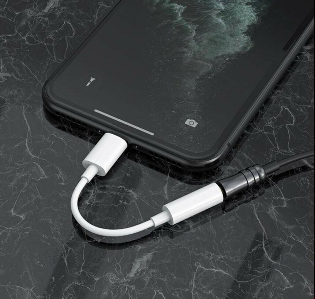 Adapter for iPhone 3.5mm Jack Connector cable Headphone Aux All IOS Device