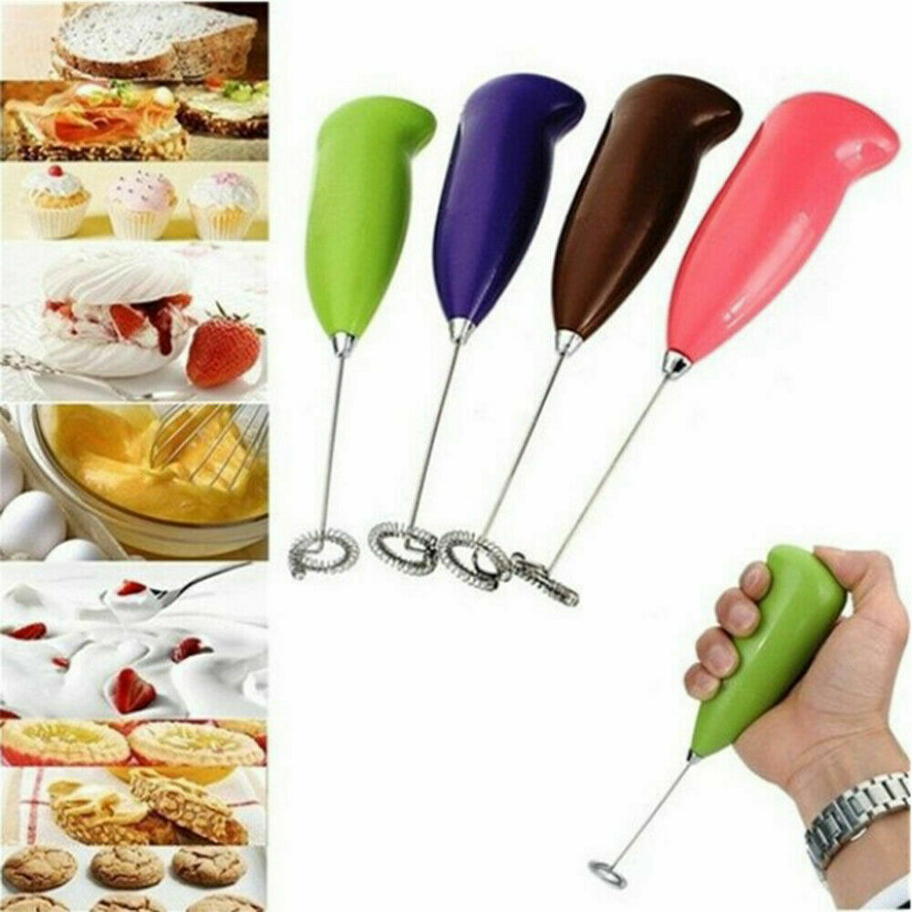 Milk Frother Mixer Whisk Electric Egg Beater Coffee Stirrer Foamer Mini Kitchen