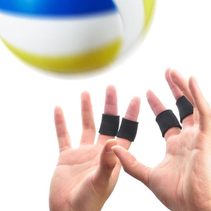 finger protector basketball sleeve sleeves elastic support wrap sports splint arthritis volleyball aid 10 PCS