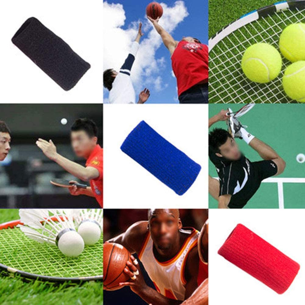 finger protector basketball sleeve sleeves elastic support wrap sports splint 10pcs tape volleyball aid