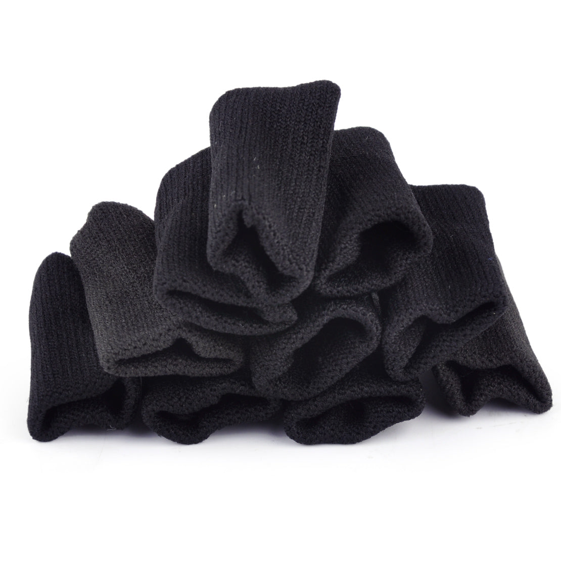 finger protector basketball sleeve sleeves elastic support wrap sports splint 10pcs tape volleyball aid black