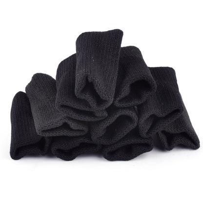 finger protector basketball sleeve sleeves elastic support wrap sports splint 10pcs tape volleyball aid black