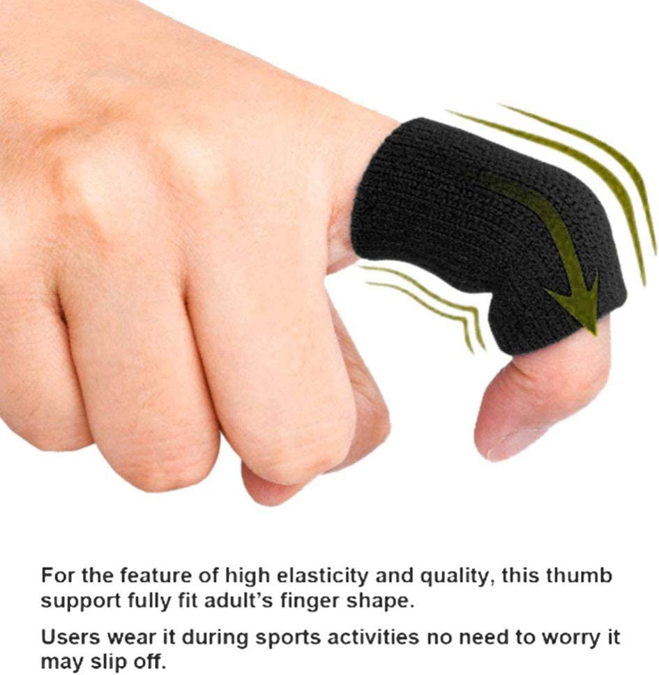 finger protector basketball sleeve sleeves elastic support wrap sports splint 10pcs tape volleyball aid