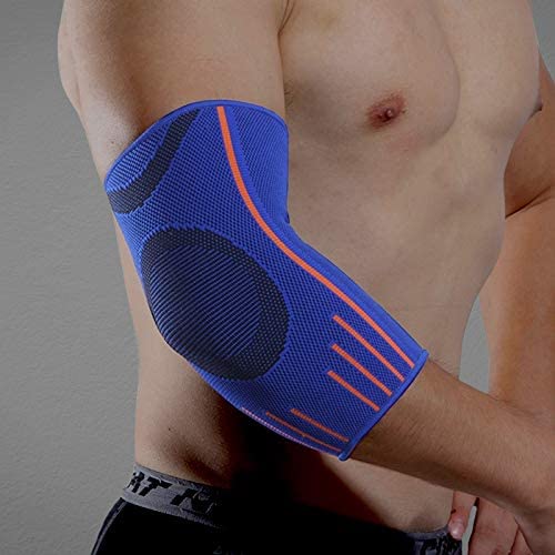 Elbow Brace Support Compression Sleeve Tennis Golfer Arthritis Pain Gym Easy Fit