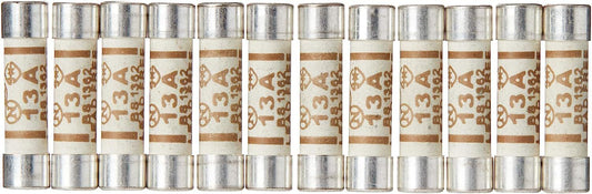 13A Electrical Fuses Domestic Mains Plug Ceramic Fuses