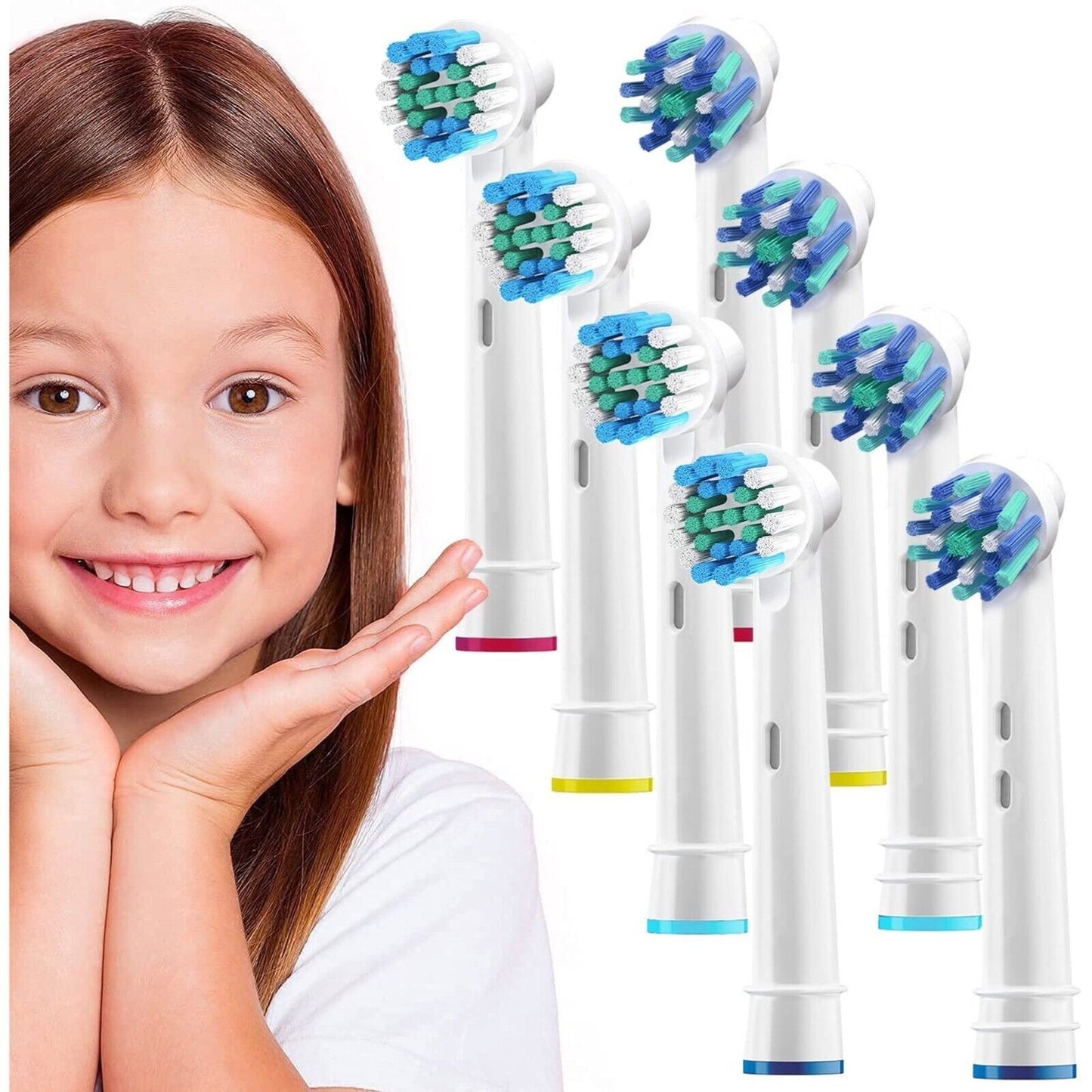 Electric Toothbrush Heads Compatible With Oral B Braun Replacement Brush Head