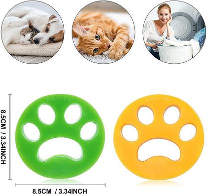 Pet Hair Remover for Laundry Washing Machine Cat Dog Fur Catcher Reusable.