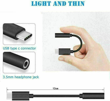 USB TYPE C TO 3.5mm AUDIO HEADPHONE ADAPTER JACK