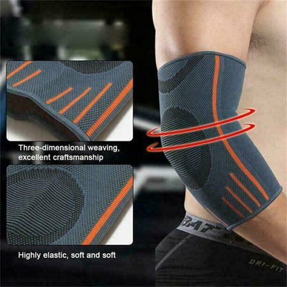 Elbow Brace Support Compression Sleeve Tennis Golfer Arthritis Pain Gym Easy Fit