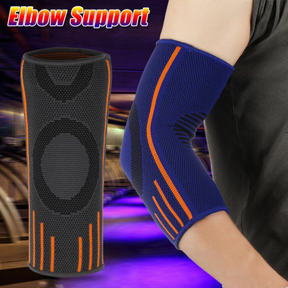 Elbow Brace Support Compression Sleeve Tennis Golfer Arthritis Pain Gym Easy Fit