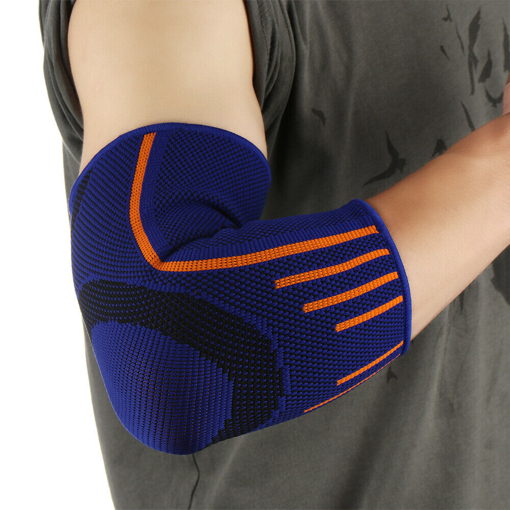 Elbow Brace Support Compression Sleeve Tennis Golfer Arthritis Pain Gym Easy Fit