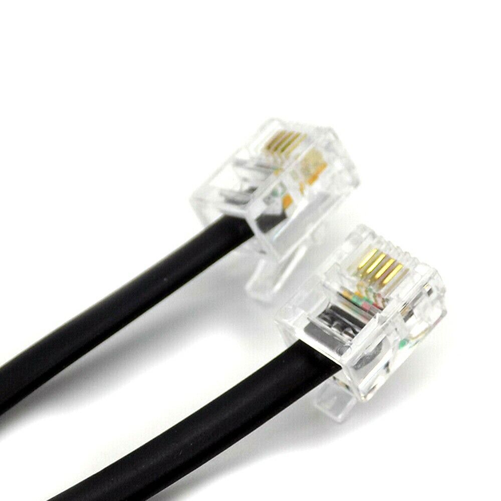 RJ11 to RJ11 ADSL Cable BT Broadband Modem Internet DSL Phone Router Lead Lot