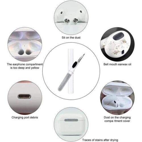 Cleaning Pen Kit Airpods Pro Bluetooth Earbuds Earphones Cleaner Tool Brush