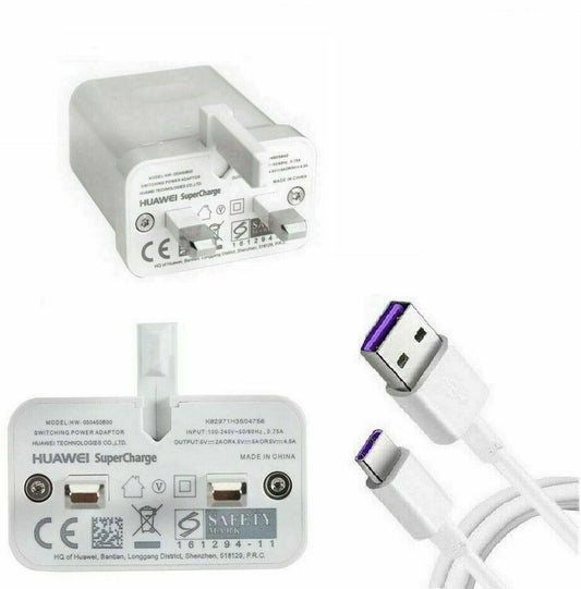 Genuine Huawei Super Mains Charger Plug USB