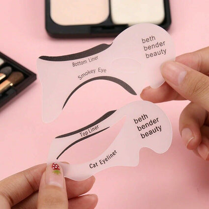 Eyeliner Stencil Eyeshadow Guide