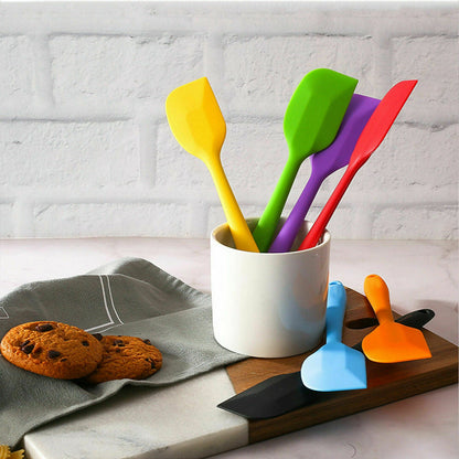 Silicone Spatula Heat Resistant Seamless Rubber Cake Mixing Scraper