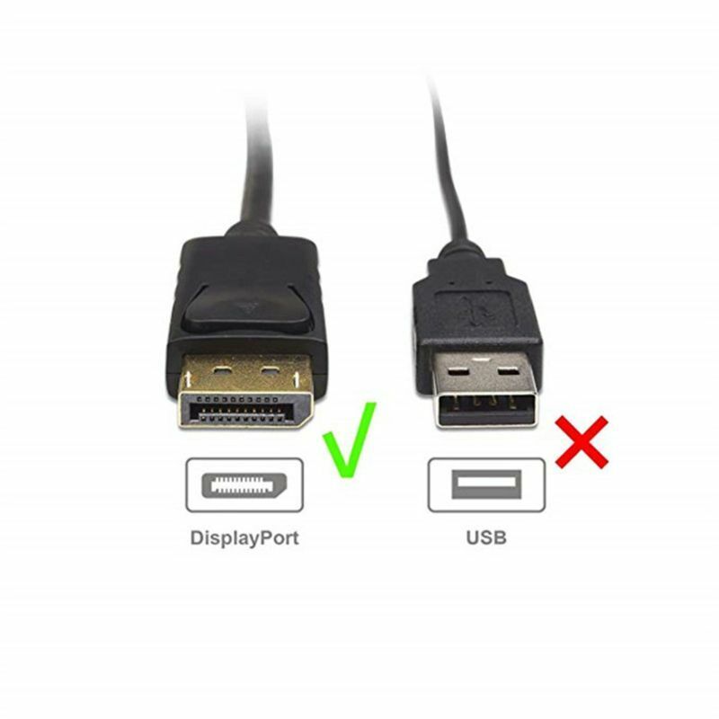 4K Display Port DP To HDMI Female Cable