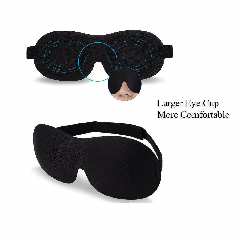 Eye Mask Soft Padded 3D Sleep Sponge