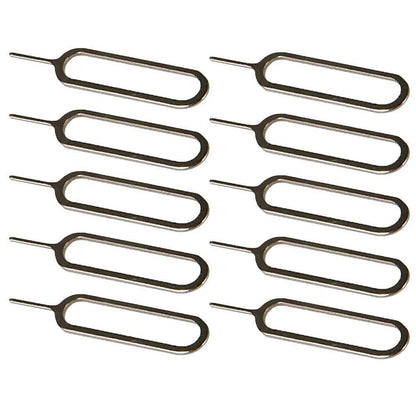 100 Pcs Sim Card Tray Remover Eject Ejector Pin Key Tool For Mobile Phones