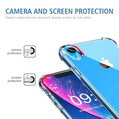 CLEAR CASE For iPhone 12 Mini Pro Max  8 7 Shockproof Gel Silicone Cover