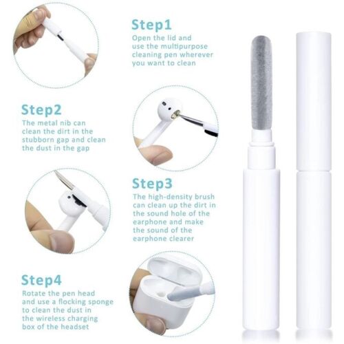 Cleaning Pen Kit Airpods Pro Bluetooth Earbuds Earphones Cleaner Tool Brush