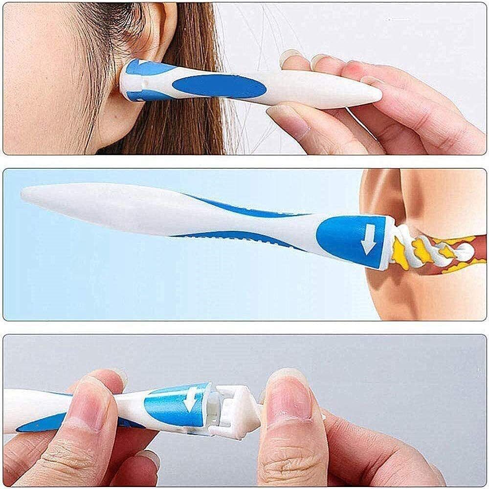 Ear Wax Remover Cleaner Soft Spiral Earwax Smart Removal Set