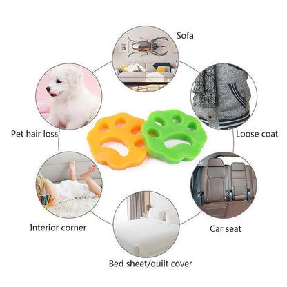 Pet Hair Remover for Laundry Washing Machine Cat Dog Fur Catcher Reusable.