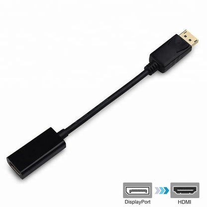 4K Display Port DP To HDMI Female Cable