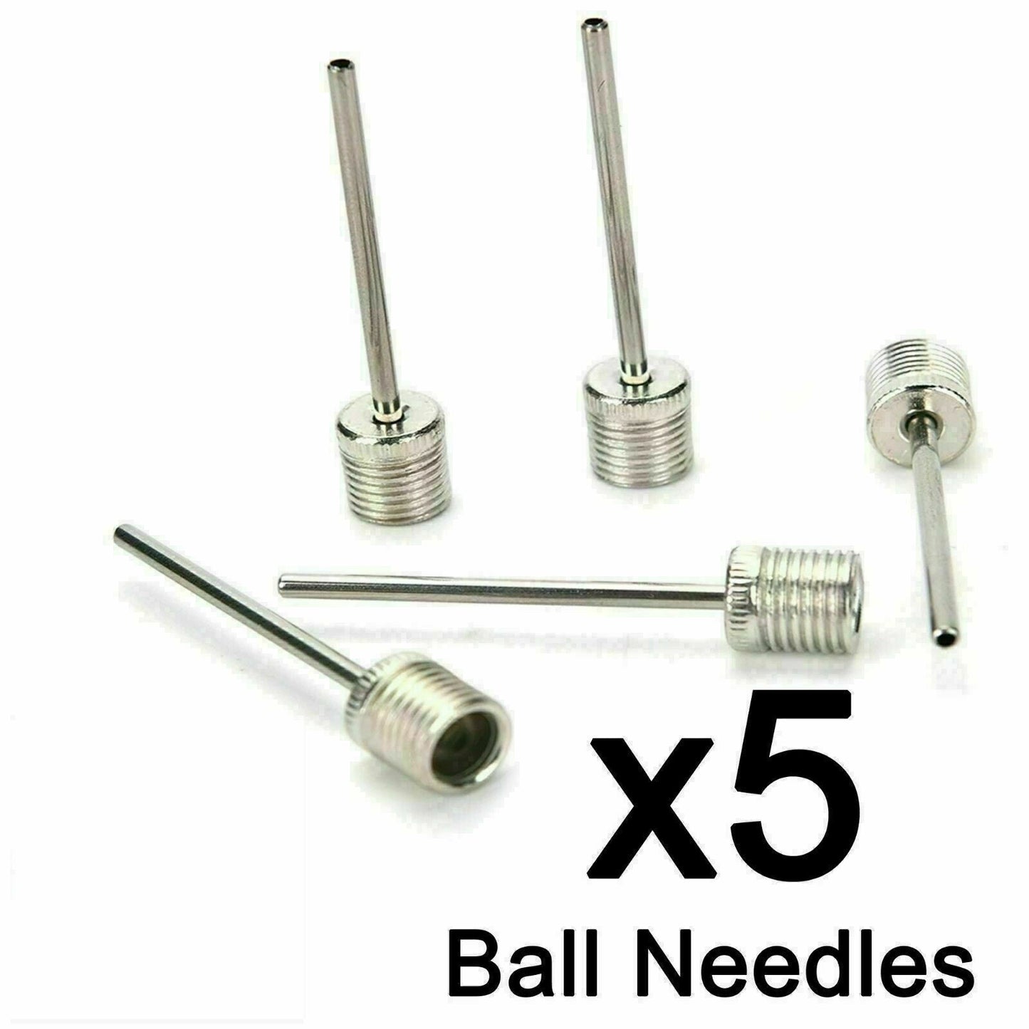 Football Pump Ball Needle Air Pin Adapter Valve Inflator Rugby Soccer Basketball