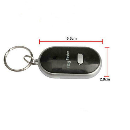 Lost Key Finder Whistle Beeping Flashing Locator Remote keychain LED Sonic torch