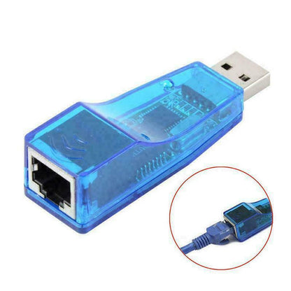 USB 2.0 To LAN RJ45 Ethernet Network Card Adapter