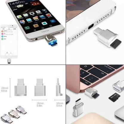 SD Card Reader USB-C to Micro SD